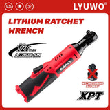 LYUWO 12V 3/8 rechargeable lithium battery wrench, stage construction, motorcycle maintenance, small household appliances.