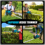 Brushless Electric Hedge Trimmer 3000RPM Cordless Portable Bush Trimmer Lawn Mower Garden Yard Tools For Makita 18V Battery Pin