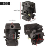 37mm Cylinder Piston Kit For Stihl MS192T MS192TC 020 1137 1201 1203 Piston Rings Assembly Durable