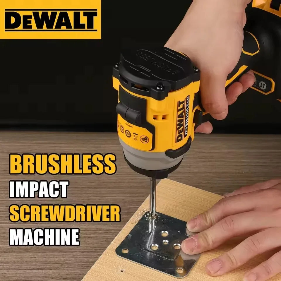 DEWALT Lithium Battery 20V Rechargeable Brushless Compact Electric Screwdriver Hand Drill Impact Drill DCD805