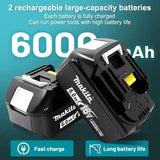 Original Makita 18V Rechargeable Battery 5Ah/6Ah/9.0Ah, Compatible with Makita 18V Power Tools BL1830, BL1840, BL1850, BL1860B