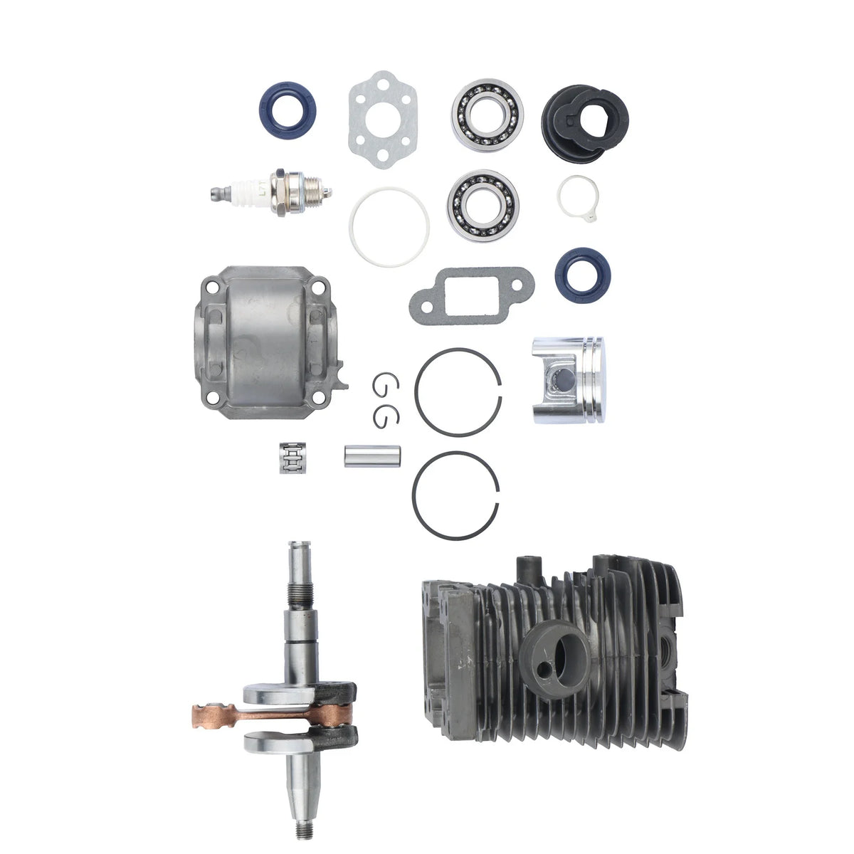 ONCE Cylinder Piston Crankshaft Engine Pan Kit For STIHL MS170 MS180 017 MS 180 Chainsaw 38Mm