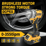 DeWALT DCF921 20V Cordless Brushless Impact Wrench, Compact Mini Body, 1/2 Inch Square Drive, Lightweight for Auto Tire Repair