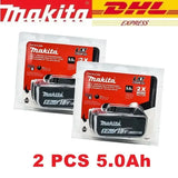 Makita 18V 5.0Ah Battery BL1850B BL1860B With DC18RC Charger Combo 100% New High Quality For DDF485Z DHP487 DTD149Z LXT Tools