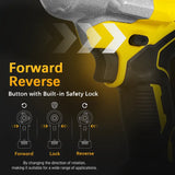3/4inch Brushless Torque Impact Wrench 2200N for Heavy Industry Auto Repair HomeDiy Handheld Tool For Dewalt 20V Battery Pin