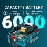 Genuine 6AH Makita BL1860 6ah Battery Power Tools Li-ion Replacement LXT BL1850 BL1840 for 18V Screwdriver with BMS 18v Battery