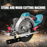PATUOPRO 6 Inch Brushless Circular Saw Handheld Cordless Electric Saw Adjustable Angle DIY Power Tool For Makita 18V Battery