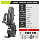 Electric Hydraulic Punching Machine Pure Copper Motor Angle Iron Steel Punching Heavy Duty Hole Punch Tool for Steel Portable