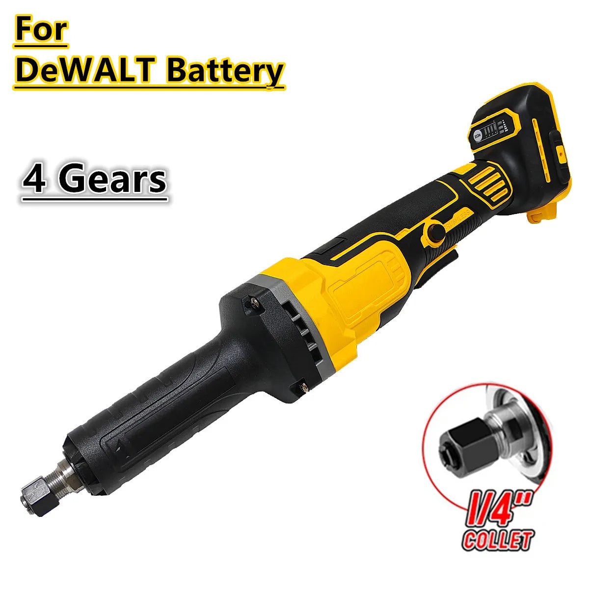 For DeWALT 20V 18V Battery Brushless Die Grinder 4 Speed Electric Engraving Polishing Machine Cordless Grinding Power Tools
