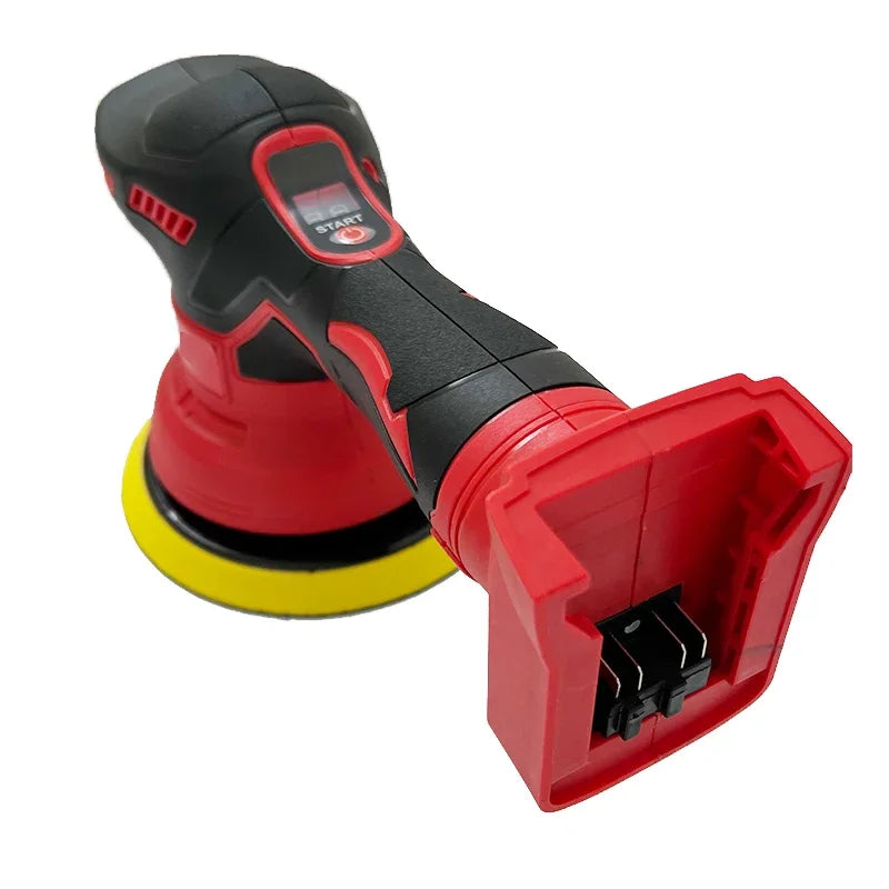 Cordless Polisher 8 Gears Digital Display Electric Polisher Auto Car Waxing Polishing Machine For Fit Milwaukee 18V Battery