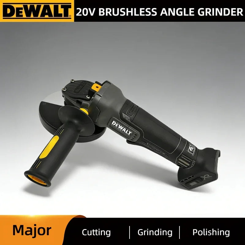 DEWALT DCG406 Brushless 125mm Flat Head Angle Grinder, Cordless Lithium Cutting Power Tool, Bare Tool Only