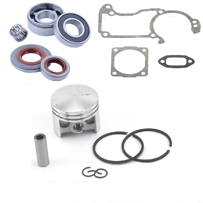 42mm 44mm 44.7mm Fit Stihl MS260 026 024 MS240 024AV Chainsaw Piston Crankshaft Ball Bearing Oil Seal Gasket Engine Repair Kit