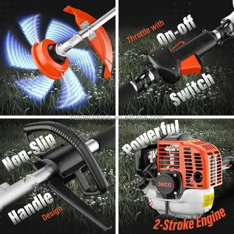 For Stihl 2-Stroke Petrol Powered Lawn Mower Customizable Brush Cutter Stainless Steel Multi-Purpose String Trimmer OEM