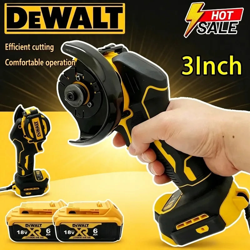 DEWALT 3 Inch Mini Angle Grinder Cordless Polishing Grinding Machine Electric Cutting Power Tool For 18V Battery