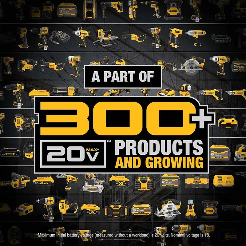 100% Genuine Dewalt XR Battery 20V 6.0AH 6000mAh DCB206 Rechargeable Power Tool Battery DCB1104 Charger Battery Combo Available