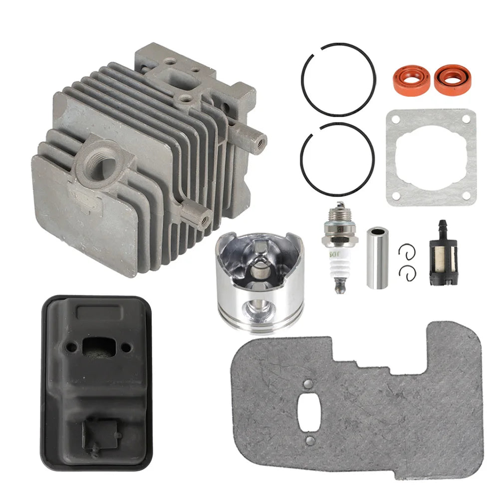 34MM Cylinder Piston Kit For Stihl 4137 020 1202 FS80 FS85 FS75 Chainsaw