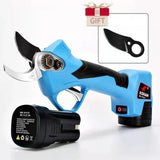 KOHAM Cordless Electric Pruning Shears 1 IN Tree Branch Cutter Garden Pruner Orchard Electric Scissor Kit or Blade Battery Parts