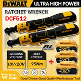 Dewalt DCF512 10mm13mm Inch Brushless Ratchet Right Angle Wrench LED Cordless Driver Variable Speed Power Wrench 20V Power Tool