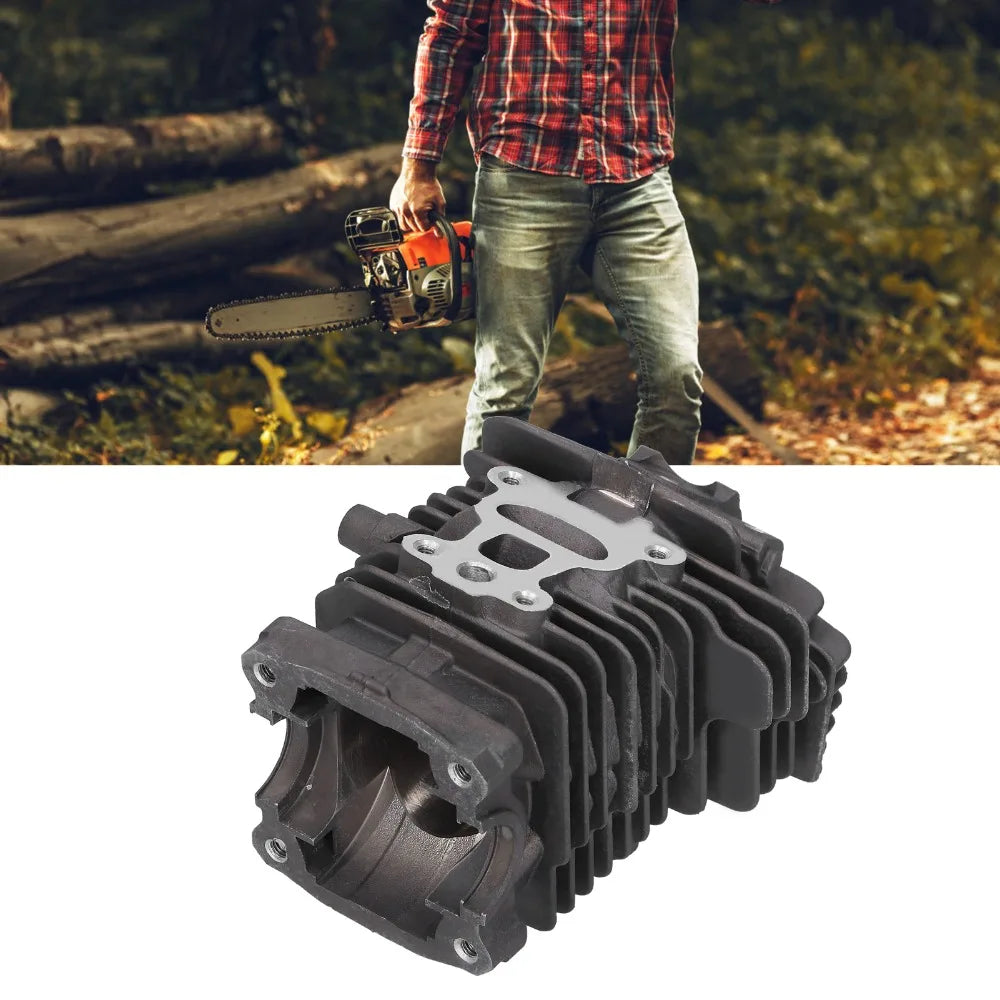 Grey Cylinder Piston Kit Compact Easy to Install Chainsaw Piston Kit Metal Piston Gasket Kit for Stihl MS211 MS 211C MS211C