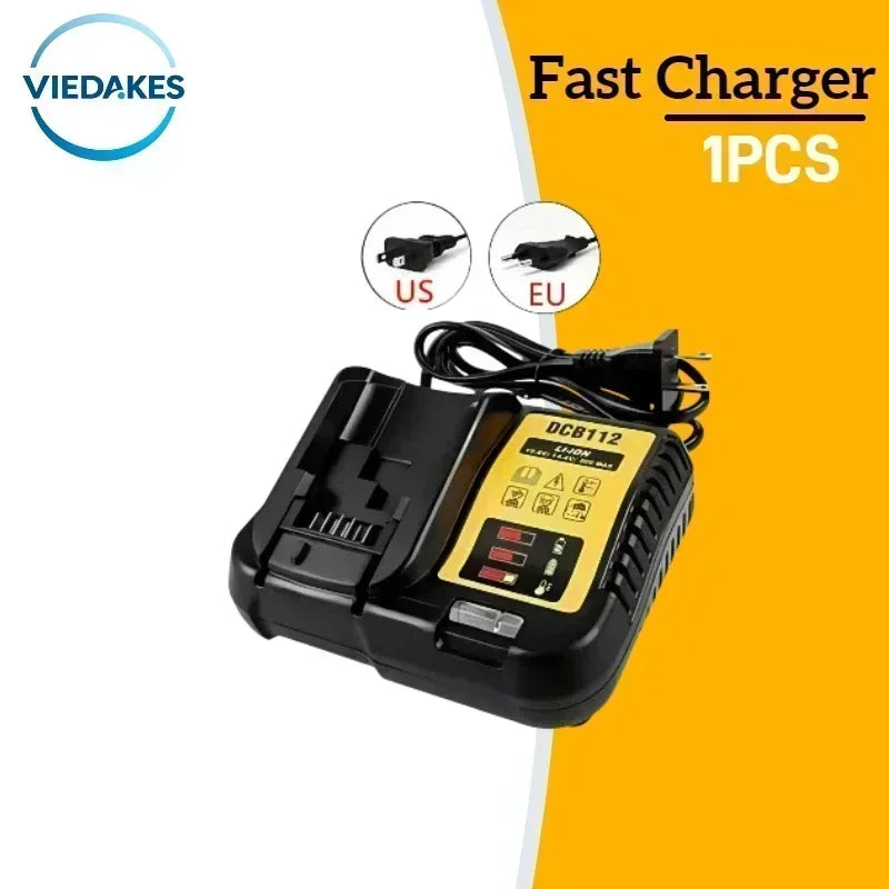 High Capacity 12.0Ah 20V Rechargeable Lithium Ion Battery for Dewalt 20V Battery Work DCB200 DCB201 DCB203 DCB205 DCB206 Tools