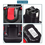 For Bosch 12V Screwdriver Battery Rechargeable 12V 12800mAh PSR BAT043 BAT045 BAT046 BAT049 2607335273 2607335274