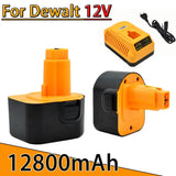 12V 12800mAh Tool Battery for Dewalt DC9071 DE9037 DE9071 DE9075 DW9071 DW9072 DW9074 DC727 DC756 DC980 DC981 DW051