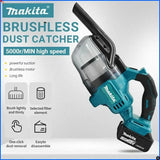 Makita 18V Cordless Handheld Vacuum Cleaner Dust Collector for Floor Carpet Car Pet Hair Cleaning Power Tool