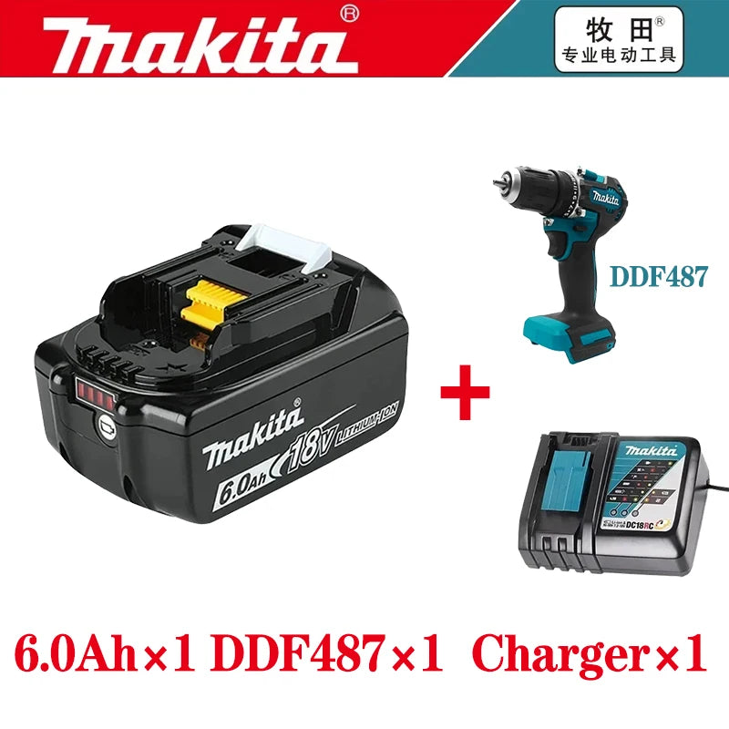 Original Makita 18V LXT Power Tool Battery 6.0Ah BL1860B Rechargeable Lithium-Ion Pack BL1840B BL1850 BL1860B BL1890