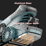 13000RPM Brushless Mini Electric Planer Cordless Handheld Planer Wood Cutting Milling EngravingTool For Makita 18V Battery Pin