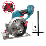 PATUOPRO 6 Inch Brushless Circular Saw Handheld Cordless Electric Saw Adjustable Angle DIY Power Tool For Makita 18V Battery