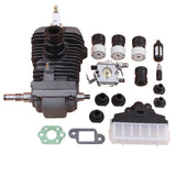 42.5MM Engine Motor Assembly Cylinder Piston Carburetor AV Buffer Set For Stihl MS250 MS230 025 023 MS 250 230 Chainsaw Spares
