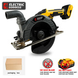 Electric Goddess 6Inch 150mm Brushless Circular Saw Adjustment Woodworking Electric Cutting Tool For Dewalt 20V Battery Pins