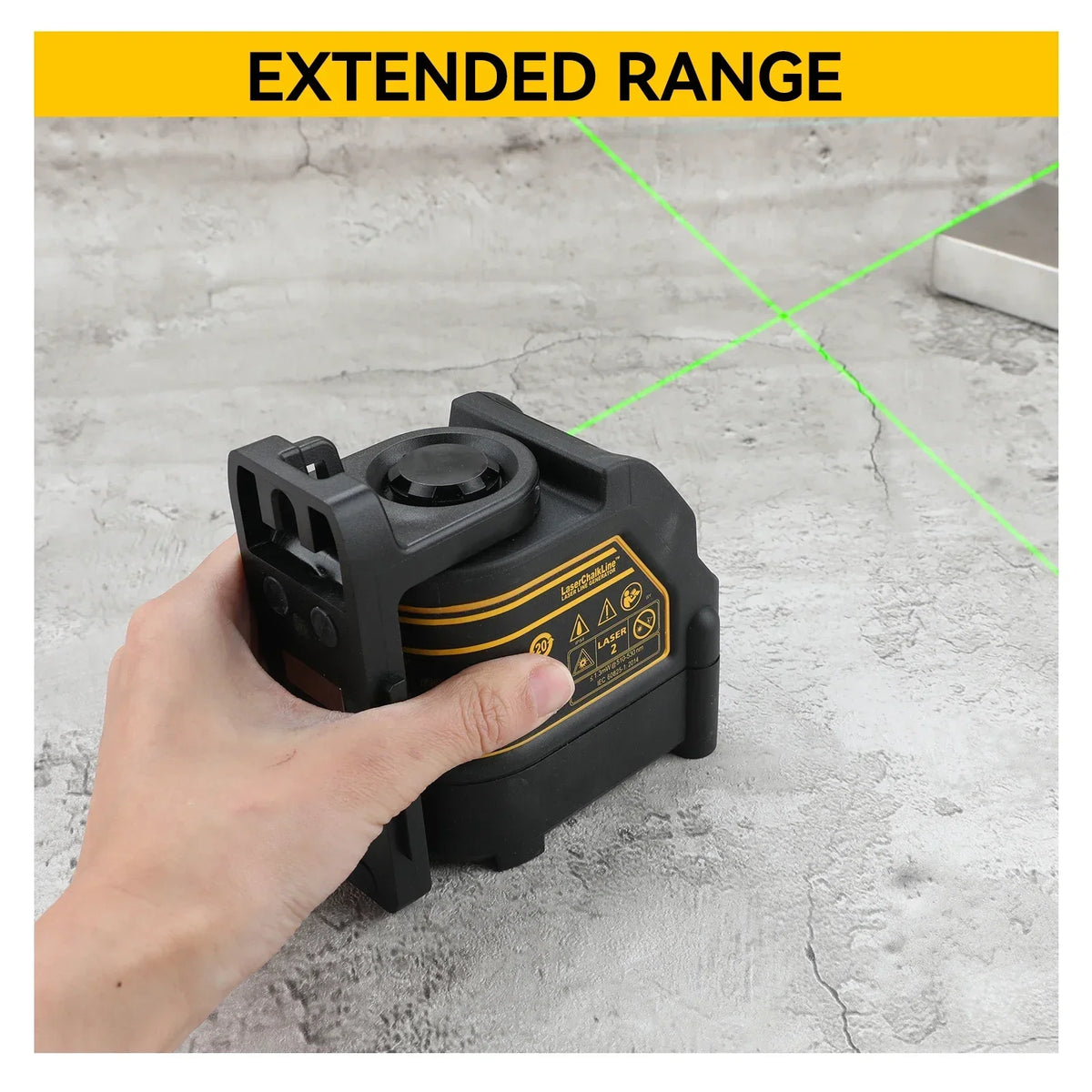 DEWALT DW088CG Cordless Laser Level 1m Drop Resistance Magnetic Base IP54 Green Beam Cross Line Bare Unit