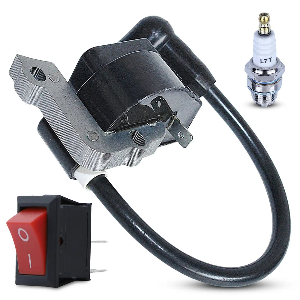 For Stihl FS38 FS55 FC55 FS45 FS46 KM55 HS45 Ignition Coil Module Replaces 41404001308 Spark Plug Universal Switch
