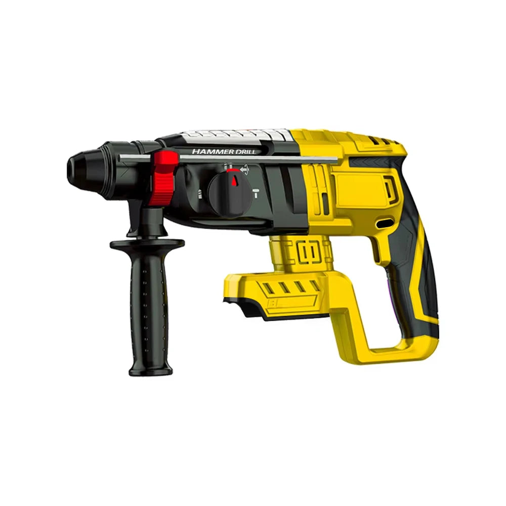 Brushless 28MM Electric Hammer Drill Multifunctional Rotary Cordless Rechargeable PowerTool For Makita/Dewalt/Milwaukee 20V Pin