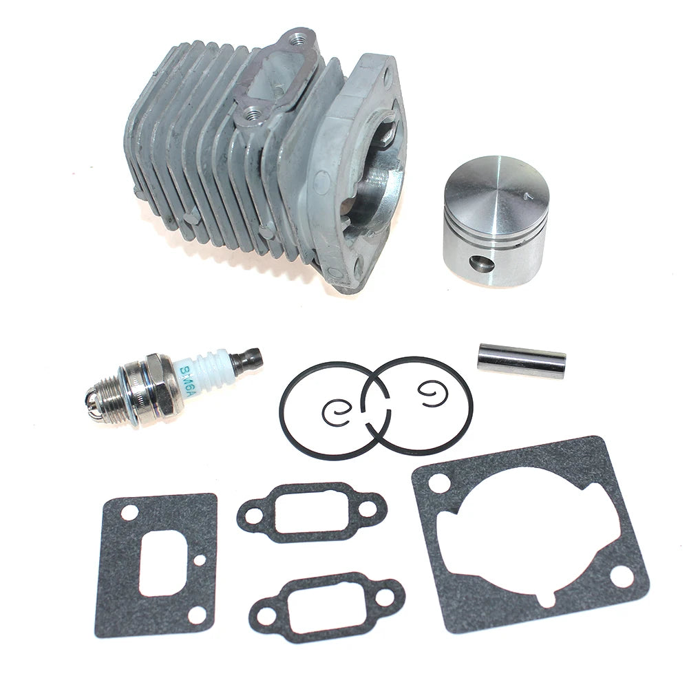 Cylinder Piston Kit 32.2mm Fits For Echo SHC-1700 SHC-2100 SRM-2100 SRM-2100SB SRM-2110 SRM-2305 SV-4B TC-2100 TT-21A WP-1000