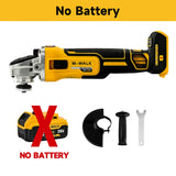 M-WALK 125mm Brushless Electric Angle Grinder Polishing Cutting Machine Cordless Angle Grinder Tools For Dewalt 18/20v Battery