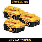 100% Original 20V 6.0Ah MAX Battery Power Tool Replacement For DeWalt DCB184 DCB181 DCB182 DCB200 20V 5A 6A 18Volt 20v Battery.