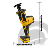 10000SPM Brushless Electric Reciprocating Saw Saber Saw Wood Metal Cutting Tool For Dewalt 20V Battery