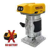 Dewalt 33000RPM Brushless Electric Trimmer Cordless Woodworking Trimming Machine Wood Router Milling Engraving Slotting Machine