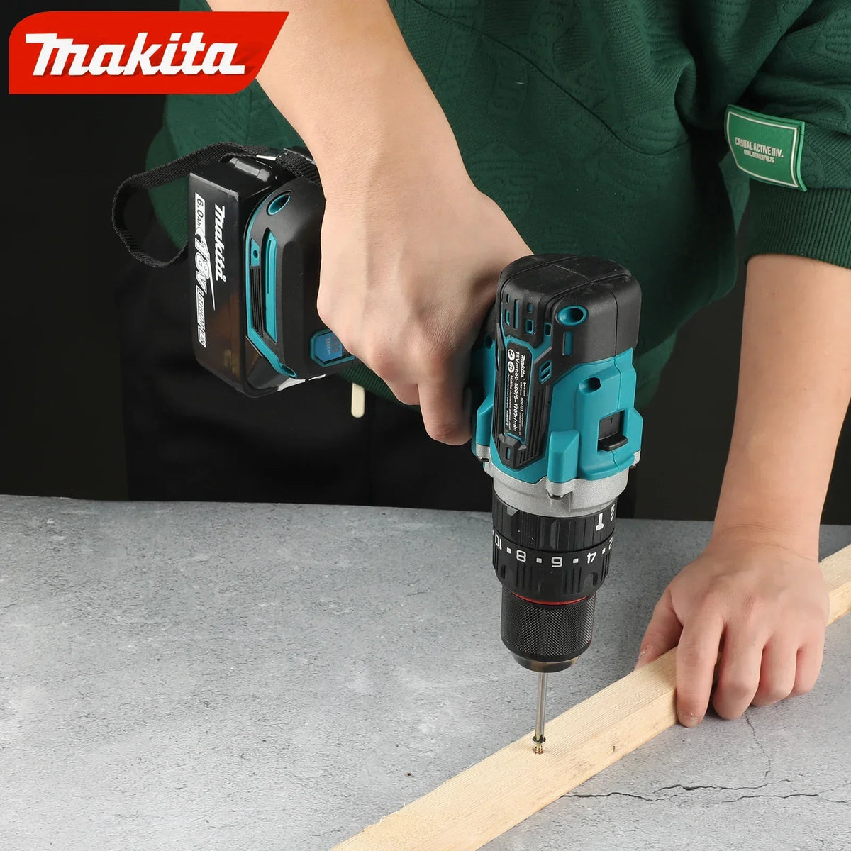 Makita DDF487 Brushless Lithium Electric Driver Electromechanical Drill Screwdriver for Makita 18V Battery Naked Tool