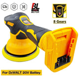 Fit for DeWALT 20V Battery Electric Car Polisher 8 Gears Cordless Auto Polishing Machine Waxing Sanding Sealing Power Tools