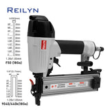 Reilyn 18Ga 2 IN 1 Pneumatic Upholstery Nailer F50 Framing Nailing Gun 9040 Air Stapler for Furniture Floor Sofa Woodwork Tool