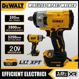 Dewalt 3250RPM Cordless Electric Wrench 205N.m Brushless Impact Wrench High Torque Power Repair Tool For Dewalt