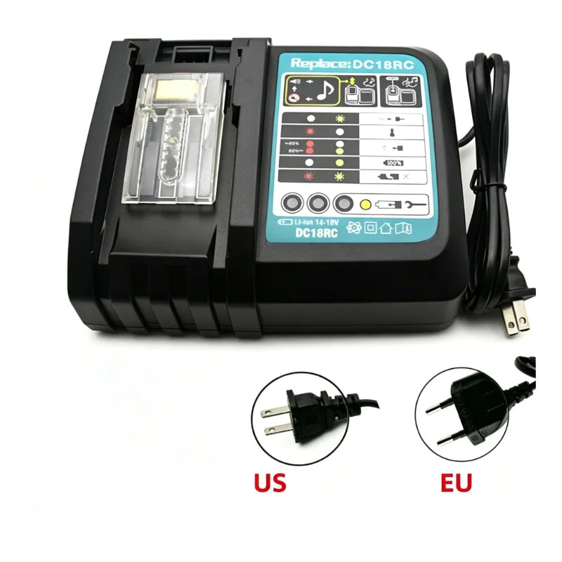 For Makita 18V 6Ah 8Ah Battery Rechargeable Battery 100% Real Capacity 18650 Lithium-ion Cell Suitable For Makita Power Tool