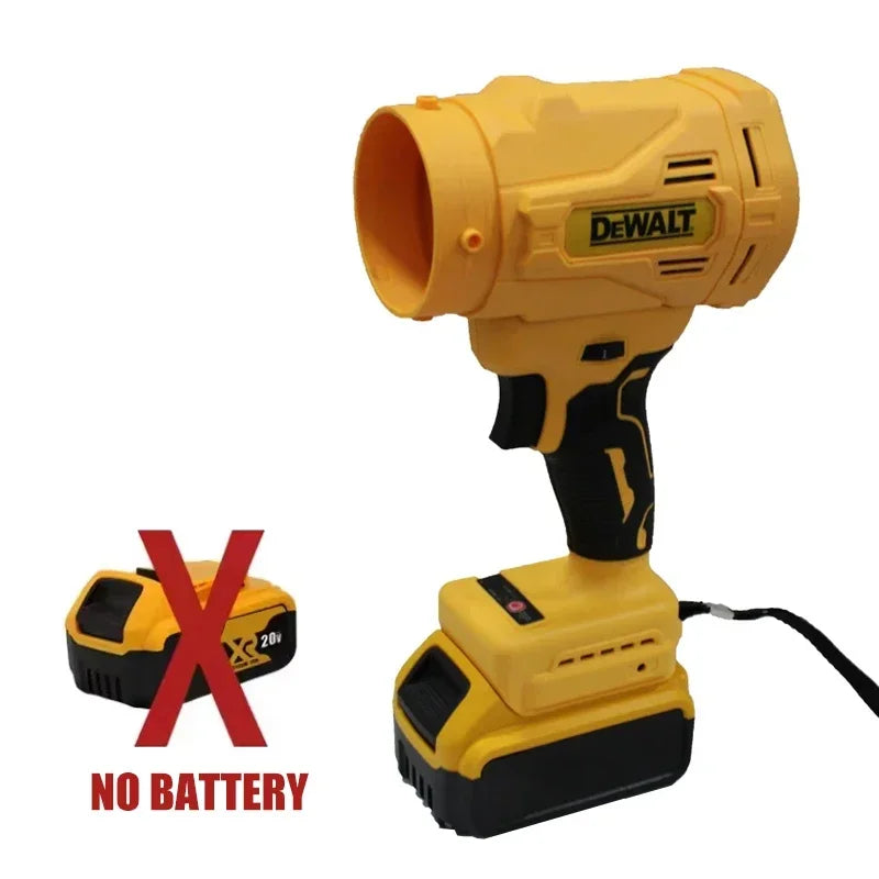 DeWalt Electric Turbo Blower Jet Fan Handheld Dust Blowing Brushless 200M/S Air Blower for Patio Cleaning Tool For 18V Battery
