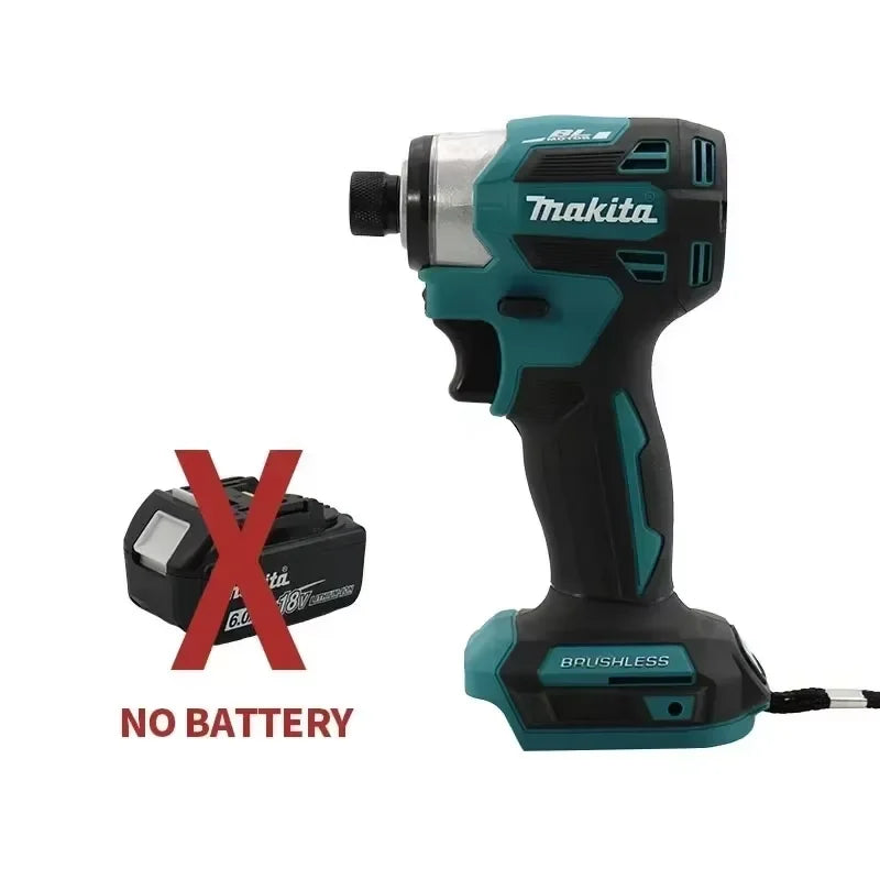 Makita Blue DTD173 18V Lithium Brushless Cordless Bare Tool Household Impact Driver For Wood DIY Furniture Fastening Jobs