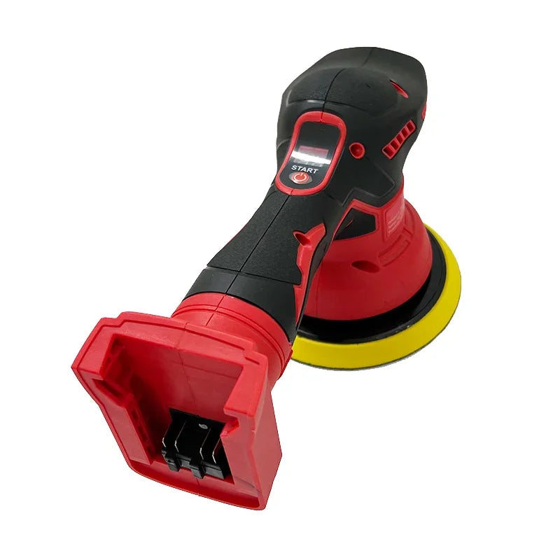 Cordless Polisher 8 Gears Digital Display Electric Polisher Auto Car Waxing Polishing Machine For Fit Milwaukee 18V Battery