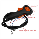 Throttle Control Switch Handle Fit for Stihl FS90 FS100 FS130 Brush Cutter Switch Control Tool