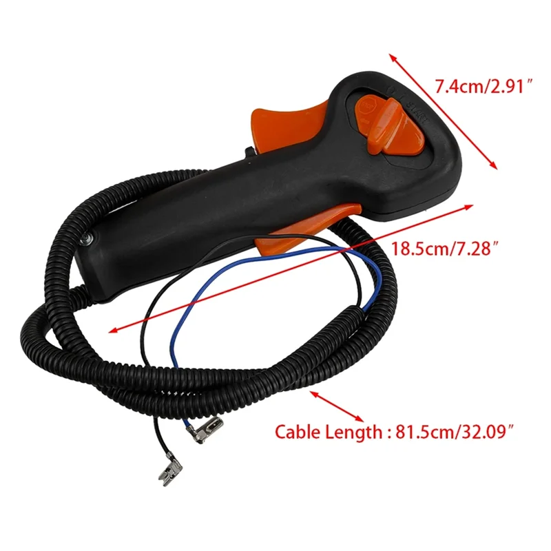 Throttle Control Switch Handle Fit for Stihl FS90 FS100 FS130 Brush Cutter Switch Control Tool